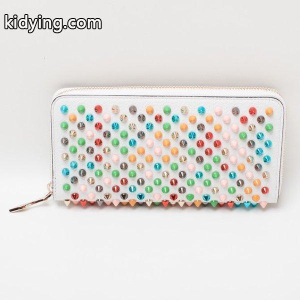 クリスチャンルブタン 長財布 Christian Louboutin PANETTONE WALLET NV CALF EMPIRE SPIKES ラウンドファスナー長財布 1175147w032 ラッピング不可 :1175147w032:サウスコースト - 通販ショッピング-0