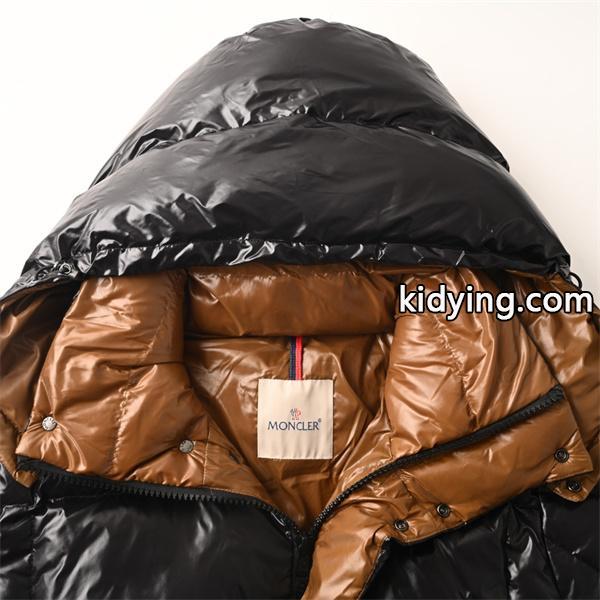 プレミアム ブラック フード ダウンジャケット 2026冬定番 MONCLER モンクレール 偽物-3