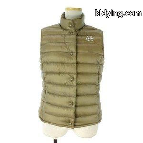 モンクレール MONCLER リアーネ LIANE ダウン ベスト 110934832 カーキ系 0 アウター ☆AA& レディース【中古】【ベクトル 古着】 :002-901801200029:ブランド古着販売のベクトル - 通販ショッピング-0