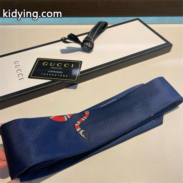 幅7㎝☆グッチネクタイコピーGUCCI 激安通販2026トレンド個性的2色-1