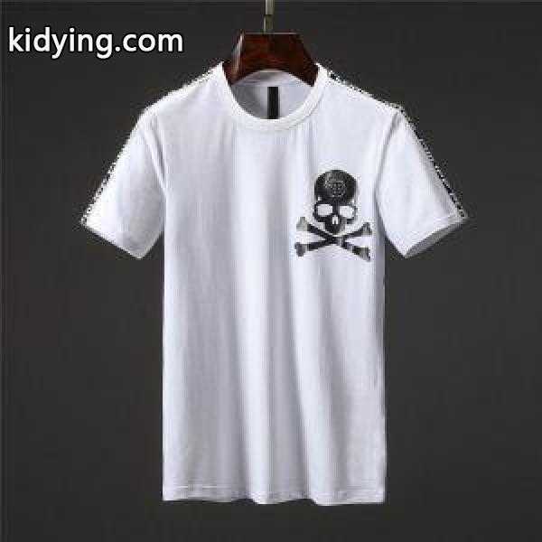 PHILIPP PLEIN 2色可選 今季のトレンドクラシックスタイル Tシャツ/ティーシャツ 2019年春夏ファッションに最も フィリッププレイン_フィリッププレイン PHILIPP PLEIN_ブランド コピー 激安(日本最大級)-0