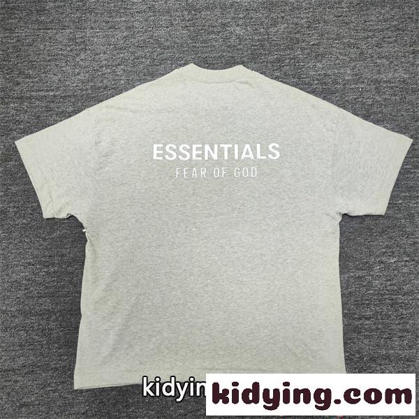 ユニセックス エッセンシャルズ コピー 半袖カットソー ESSENTIALS ミニロゴ 無地風デザイン 上品シンプル-1