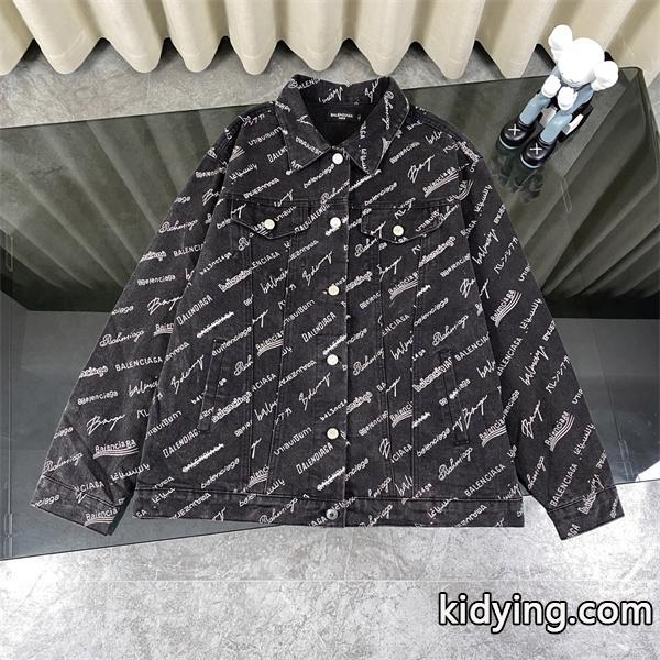 話題 高完成度 モード感 存在感 BALENCIAGA バレンシアガ コピー デニムジャケット-0