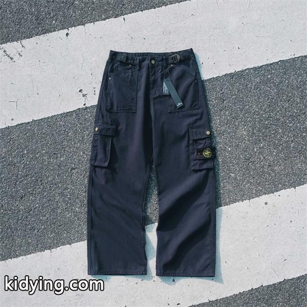 実用派  STONE ISLAND ストーンアイランド コピー カーゴパンツ タフ素材 ルーズ 2026新作-6