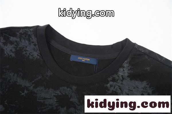 半袖Tシャツ LOUIS VUITTON メンズ クルーネック カジュアル ストリート系 個性派 ルイヴィトン コピー-3