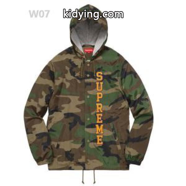 S9902款 Supreme 17ss Vertical Logo Hooded Coaches Jacket ウインドブレーカー男女兼用 スタイリッシュ多色可選_ジャケット パーカー セーター コート_メンズファッション_スーパーコピーブランド激安通販 専門店-0