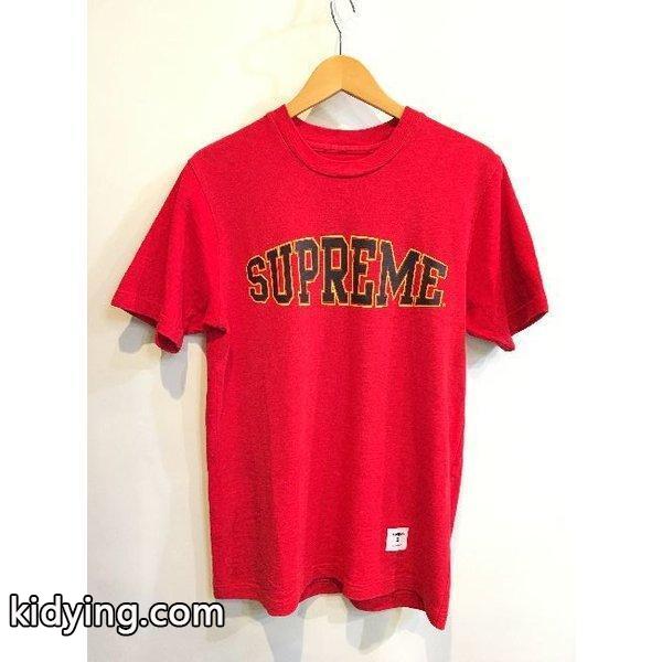 二子玉) シュプリーム Supreme ロゴTシャツ カットソー Tee トップス 半袖 レッド 赤 メンズ コットン 綿 S :nkt-1808241001A-ms-037209321:CYCLE PARADISE - 通販ショッピング-0