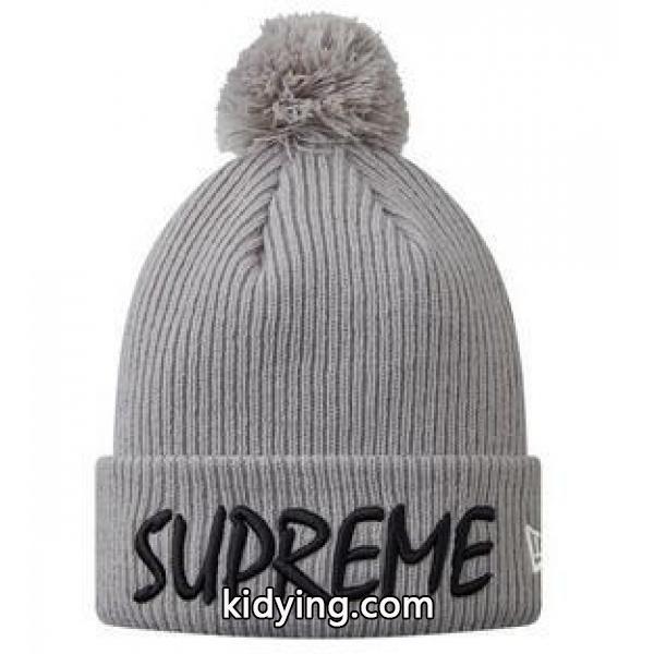 優しい肌触りのシュプリーム キャップ　Superme 男女兼用のグレーニット帽子_シュプリーム SUPREME_ブランド コピー 激安(日本最大級)-0