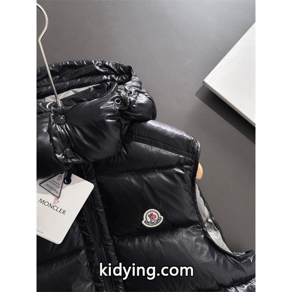 ホワイトフード付 軽量スタイル MONCLER モンクレール コピー ダウンベスト 秋冬温かさ重視-2