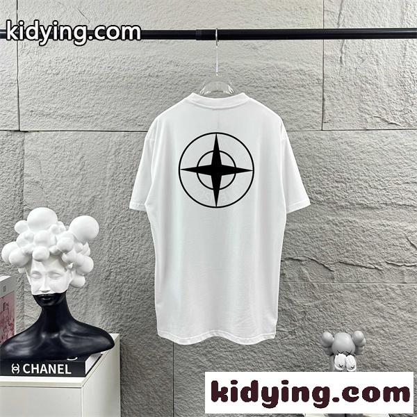バックコンパスロゴ 2026春夏 ストリート映え STONE ISLAND ストーンアイランド コピー 半袖Tシャツ メンズカジュアル 人気上昇-1