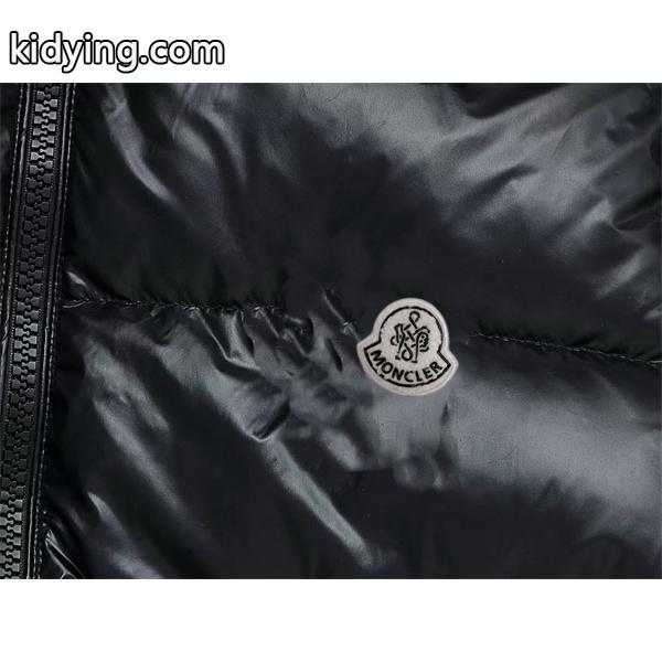 ブラック光沢ダウン 円形ロゴ 秋冬強保温 モンクレール MONCLER スーパーコピージャケット 定番-1