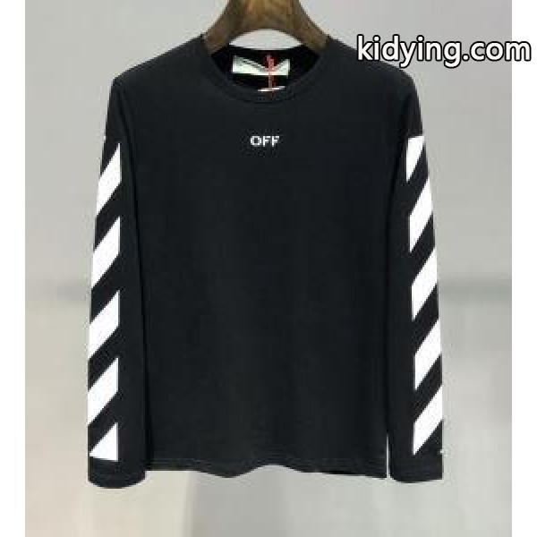 2色可選 長袖Tシャツ Off-White オフホワイト 春夏アイテムから新たに登場！2019人気がますます人気_Off-White オフホワイト_ブランド コピー 激安(日本最大級)-0