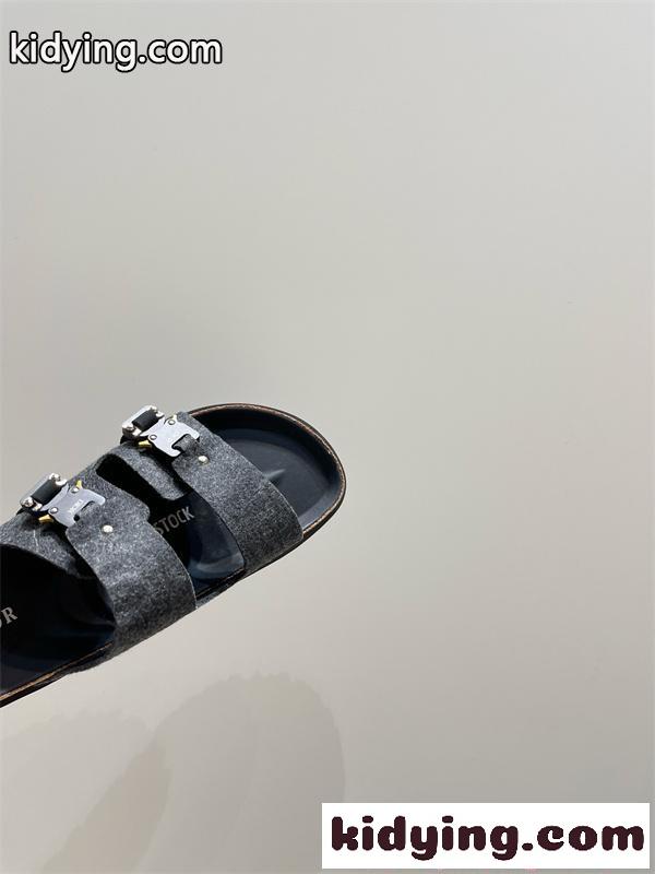 Dior×BIRKENSTOCK Savoir-Faire.Tokioディオールサンダルコピー大人気 ブラック コーデ 激安-4