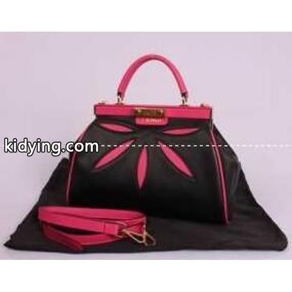 お買い得高品質のフェンディ バッグ ピーカブー FENDI レディース ハンドバッグ ショルダーバッグ 8BN2903ZN レッドとブラック合わせ色_フェンディ FENDI_ブランド コピー 激安(日本最大級)-0