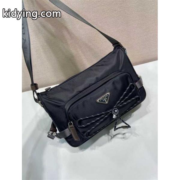 PRADA 激安 メッセンジャーバッグ 2VH192 Re-Nylon ショルダー メンズ レディース 大容量 斜め掛けバッグ-3