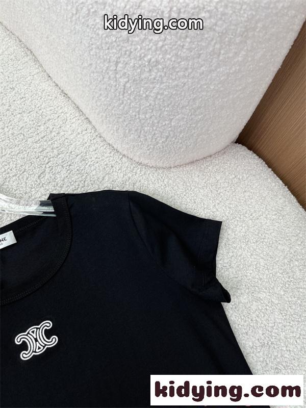 ♥2026人気♥CELINE セリーヌ tシャツレディースコピーエレガントカジュアル半袖トップスTriomphe-5