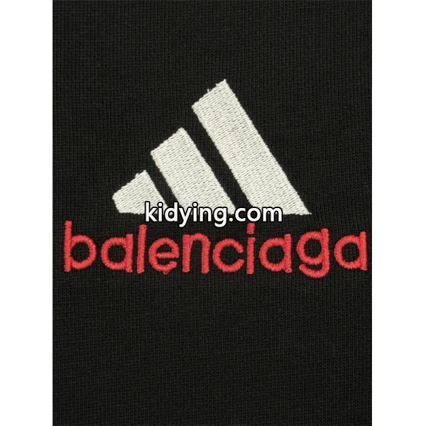 BALENCIAGA コピー 激安 バレンシアガ コラボ風 ロゴフーディ パーカー メンズ レディース兼用 ブラック スポーツ カジュアル ストリート 長袖 トップス-0