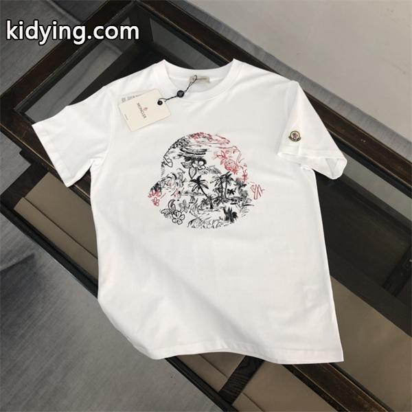 春夏新品モンクレール メンズ 限定トップクラス monclerロゴ ｔシャツ 品質保証 偽物-0