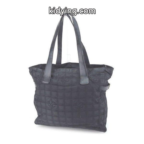 Chanel バッグ トートバッグ ニュートラベルライン トートGM ブラック ゴールド レディース 中古 Bag :Y4269:ブランドデポTOKYO - 通販ショッピング-0