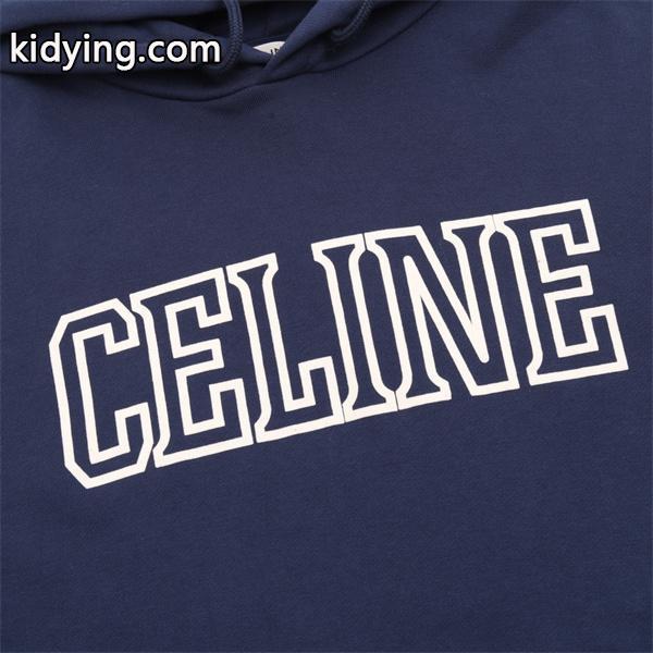 CELINE セリーヌ コピー 2025秋冬 ネイビー 話題必至 カジュアル端正 パーカー-3