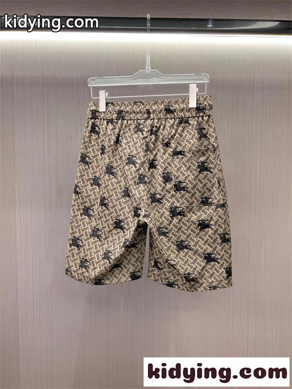 売れ筋継続 ベージュ モノグラム ラグジュアリー BURBERRY バーバリー スーパーコピー カジュアル ショートパンツ-1