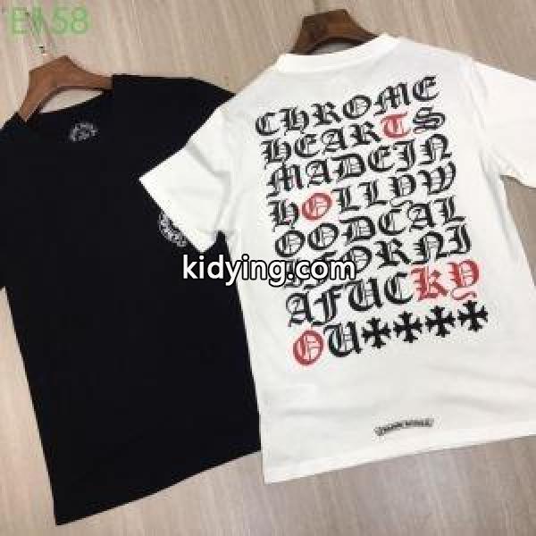 クロムハーツ CHROME HEARTS 半袖Tシャツ 2色可選 男女兼用 毎シーズン活躍する 最速2019春夏トレンド_クロムハーツ CHROME HEARTS_ブランド コピー 激安(日本最大級)-0