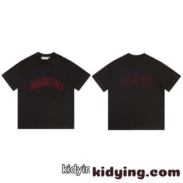 プリント 半袖Tシャツ ストリート系 エッセンシャルズ コピー グラフィックデザイン 存在感抜群 ESSENTIALS-0