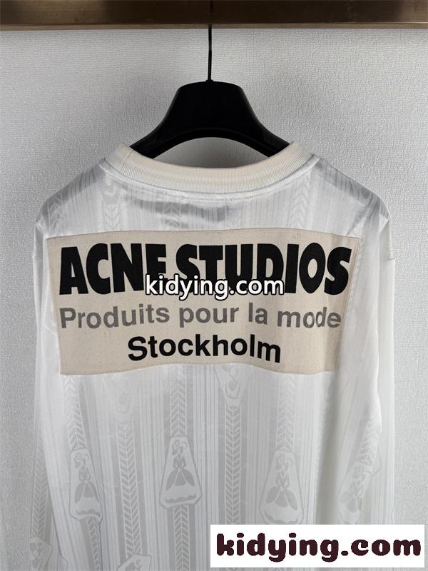 ストリート系 人気 新作 ロゴデザイン ACNE STUDIOS アクネストゥディオズ コピー カットソー クリーンスタイル ユニセックス-8