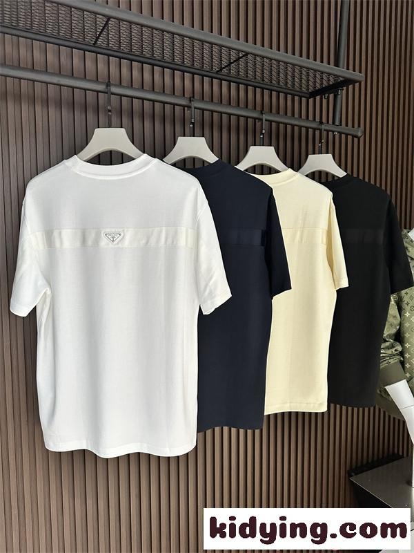 ☆2026新品☆PRADAプラダ tシャツコピースタイリッシュ簡単デザイン4色-1