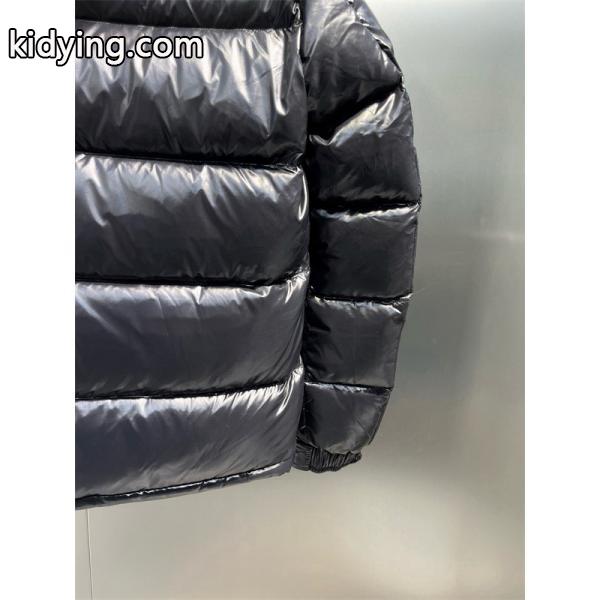 ブラック光沢ダウン 個性ロゴ 秋冬アクティブ モンクレール MONCLER 偽物ジャケット アウトドア-5