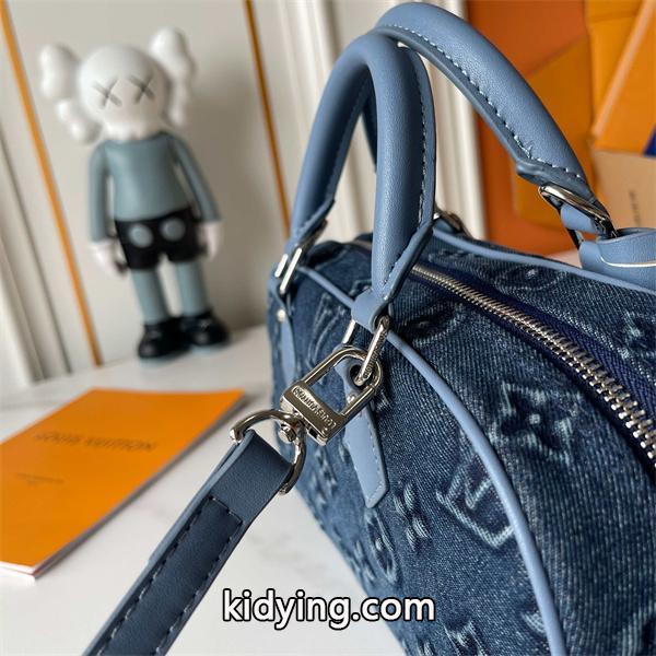 LOUIS VUITTON ルイヴィトン コピー トレンド素材 デニム ハンドバッグ 上品カジュアル-6