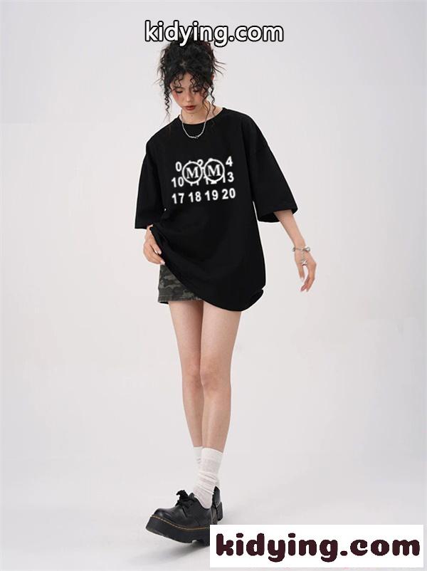 半袖Tシャツ ストリート映え 快適コットン 夏服 Maison Margiela メゾン マルジェラ コピー-7