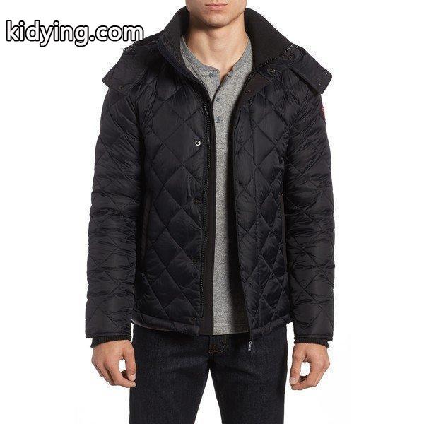 カナダグース ジャケット・ブルゾン アウター メンズ Canada Goose Hendriksen Quilted Down Coat Black :36-m3fga35v76-0236:asty-shop2 - 通販ショッピング-0