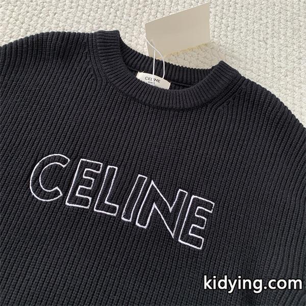 秋冬 ネイビー 売れ筋 柔らか質感 センス溢れる CELINE セリーヌ コピー セーター-6