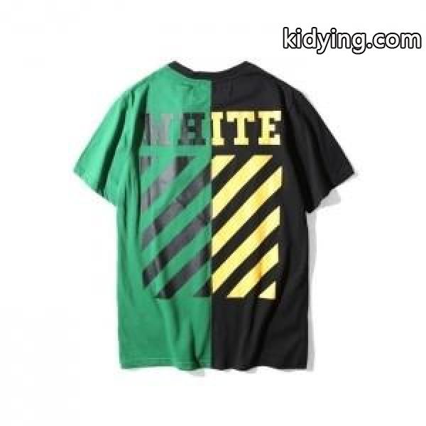 軽さの感じられるOFF-WHITE オフホワイトTシャツコピー メンズ半袖Tシャツ ブラック 赤色 2色-1