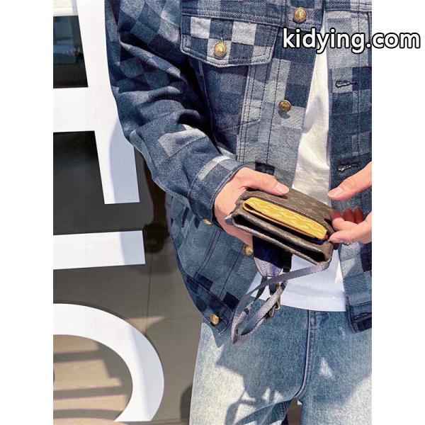 2026新作 トレンド チェック LOUIS VUITTON ルイヴィトン コピー デニム ジャケット 防風-1
