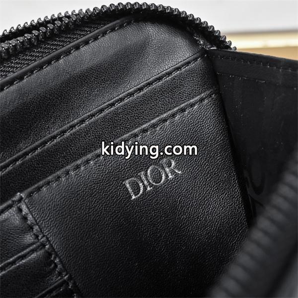 DIOR ディオール コピー コンパクト設計 ミニショルダーバッグ エンボス 軽量-8