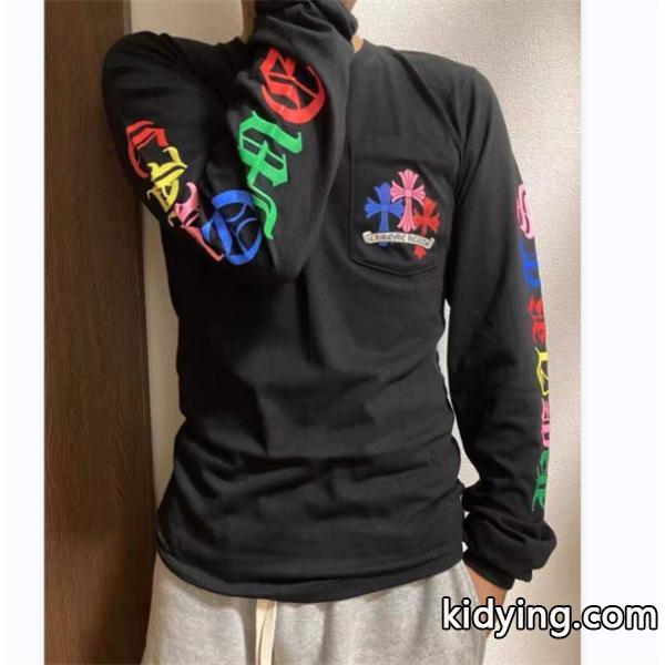 超人気専門店のCHROME HEARTSクロムハーツスーパーコピー長袖tシャツ-0