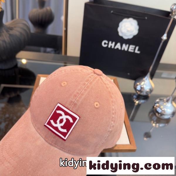 CHANEL シャネル 2026新作 CCロゴ刺繍ヴィンテージウォッシュベースボールキャップ コットン ユニセックス カジュアル 定番人気-3