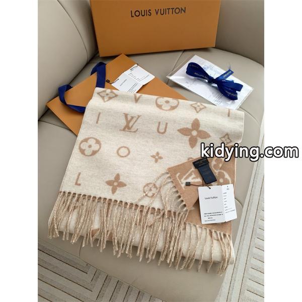 LOUIS VUITTON 激安 レイキャビック2.0 カシミヤ ロングマフラー モノグラム ユニセックス ストール-1