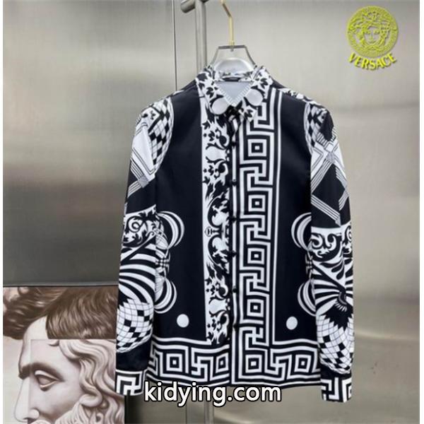 最新のトレンド 冬で可愛くて楽チンな人気アイテム ヴェルサーチ VERSACE シャツ_ヴェルサーチ VERSACE_ブランド コピー 激安(日本最大級)-0