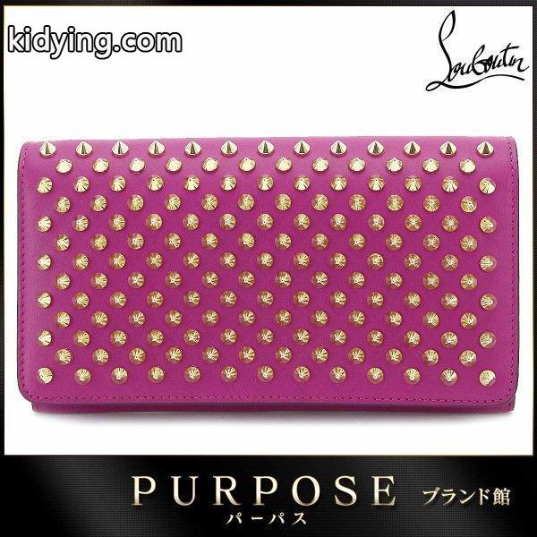 未使用 展示品 クリスチャン ルブタン Christian Louboutin マカロン スパイク スタッズ ウォレット 二つ折り 長財布 ストラップ付き :90050811:PURPOSEパーパス・ヤフー店 - 通販ショッピング-0