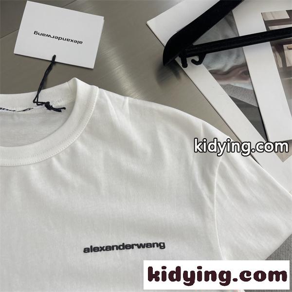 アレキサンダーワン コピー 長袖Tシャツ 無地 シンプル クルーネック Alexander wang ゆったり カジュアル万能-4