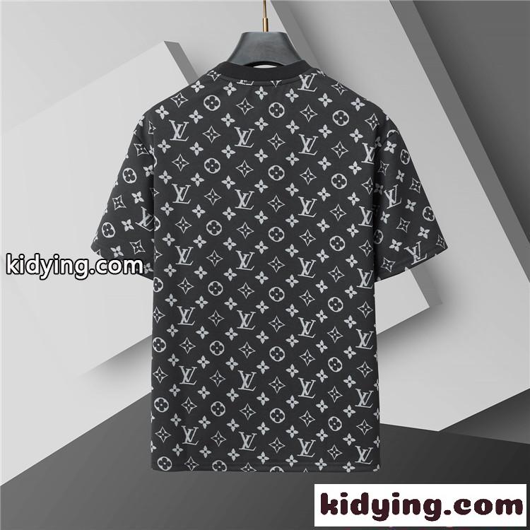 プリント セットアップ LOUIS VUITTON メンズ 半袖Tシャツ ルイヴィトン コピー ショートパンツ 上下セット-3