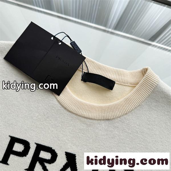 注目度MAX 高級質感 柔らか着心地 PRADA プラダ コピー ニットセーター メンズ 長袖-4