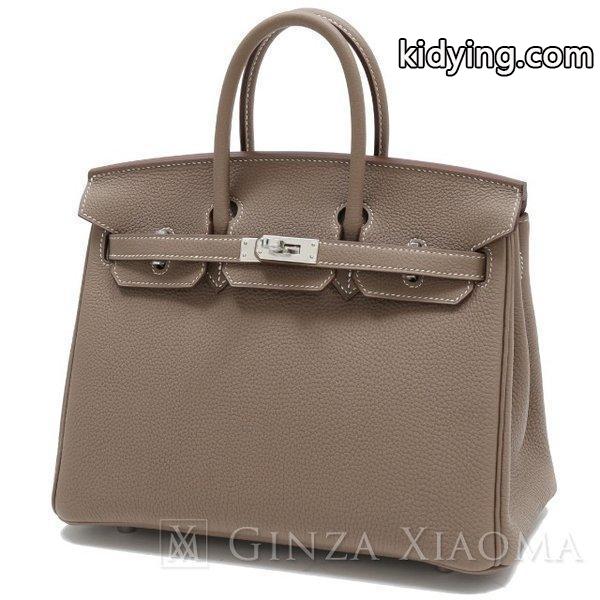 《新品》 HERMES エルメス バーキン25 トゴ エトゥープ シルバー金具 C刻印 ハンドバッグ 【新品】_エルメス HERMES_ブランド コピー 激安(日本最大級)-0