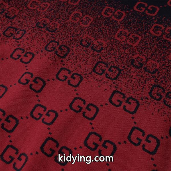 グッチ スーパーコピー グラデーション GG柄 クルーネック ニット セーター グリーン ブラック GUCCI-1