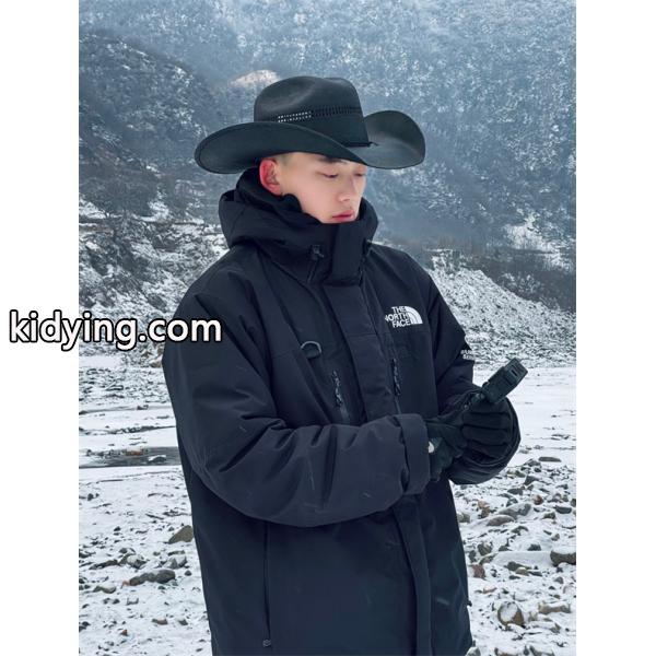ライトグレー機能風ジャケット 多 zipper アウトドア系 2025秋冬万能 ザノースフェイス The North Face 偽物-7