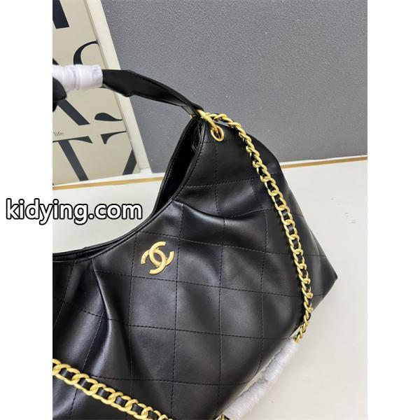 ブラックスエード 菱格チェーン CHANEL シャネル ショルダーバッグ 偽物 1S3268 レディース ヴィンテージ-5