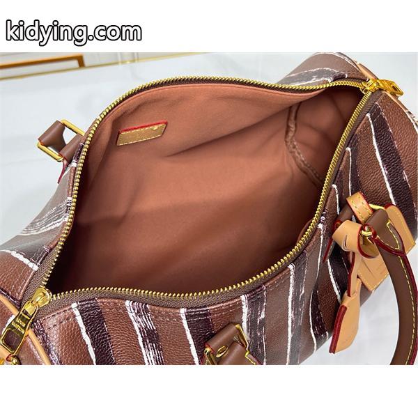 注目 高級仕立て ストライプ 大容量 LOUIS VUITTON ルイヴィトン コピー ボストンバッグ-7